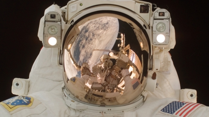 Space selfie by Japanese astronaut Akihiko Hoshide